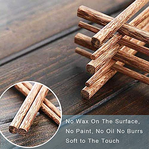 10-Pairs Wooden Chopsticks, (9.8 Inch)