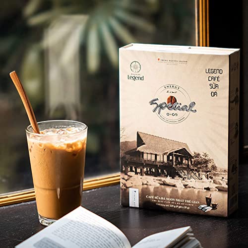 Trung Nguyen Legend — Cafe Sua Da — Premium Instant Vietnamese Coffee — 3 in 1 (9 Single Serve Packets)
