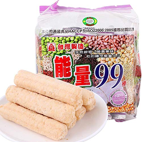 Rice Roll - Taro Flavor - 6.35 oz / 18 rolls - Delicious vegetarian food - Original from Taiwan