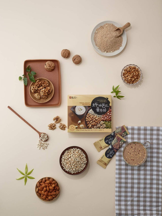 Damtuh Korean Walnut Almond Adlay (Job's Tear) Powder Meal Replacement Shake Breakfast Simple Meal 50T