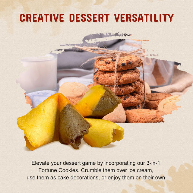52USA Fortune Cookies, Approx. 50pcs,3-in1 flavor, 8oz
