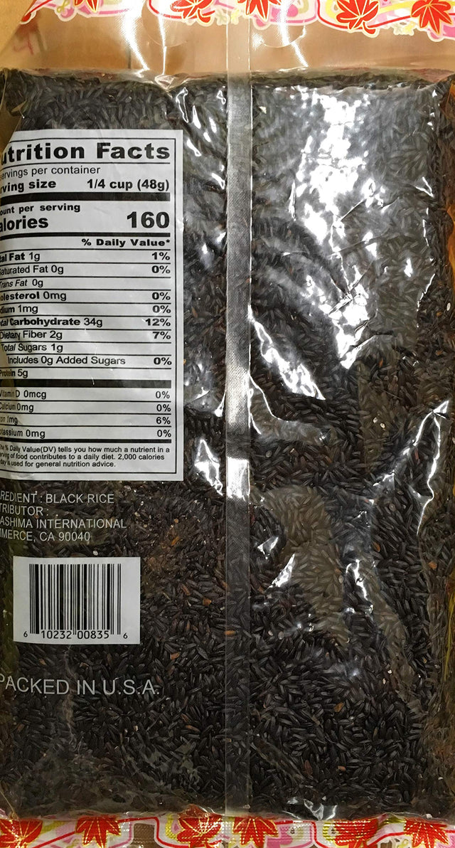 Kotashima Premium Black Rice 4lbs Forbidden Rice