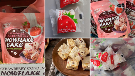 Discover the Exquisite Taste of Yuki & Love Strawberry Condensed Milk Snowflake Cake