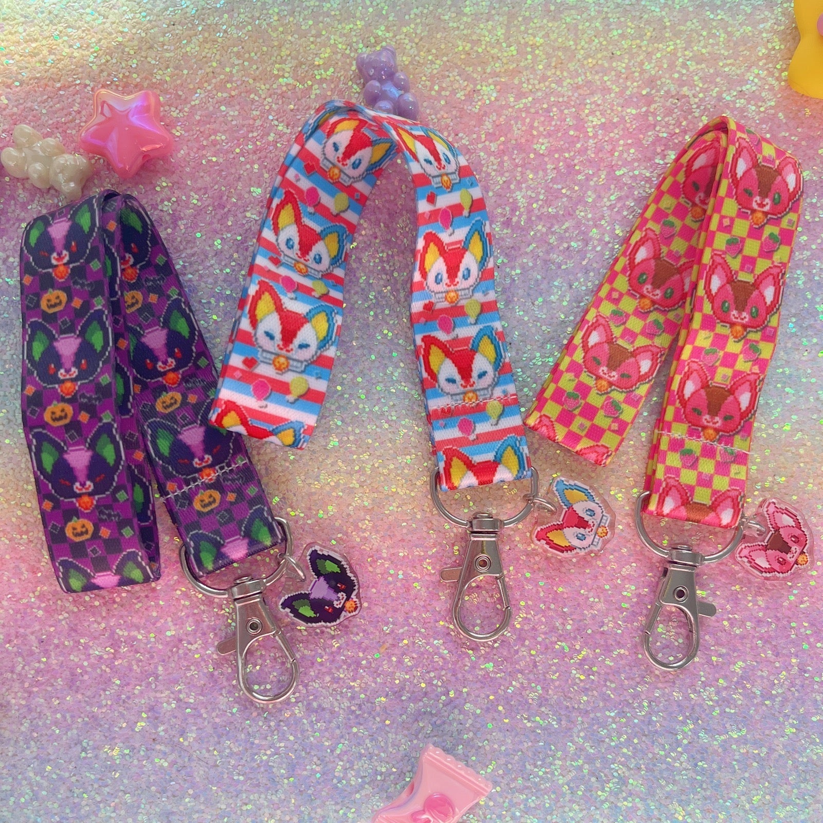 Pixel Noopy Wristlet Lanyard [Multiple Styles] - SALE
