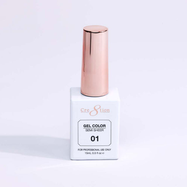 Cre8tion Gel Collection- Semi Sheer Gel Color 0.5 oz