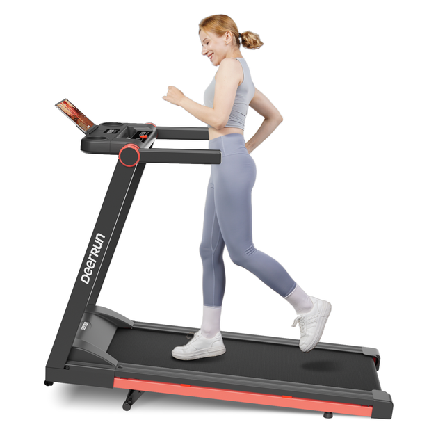 DeerRun A1 Pro Move+  6% Incline Foldable Treadmill——2025 Upgraded Chip & NFC Support | 350Lbs, 10mph