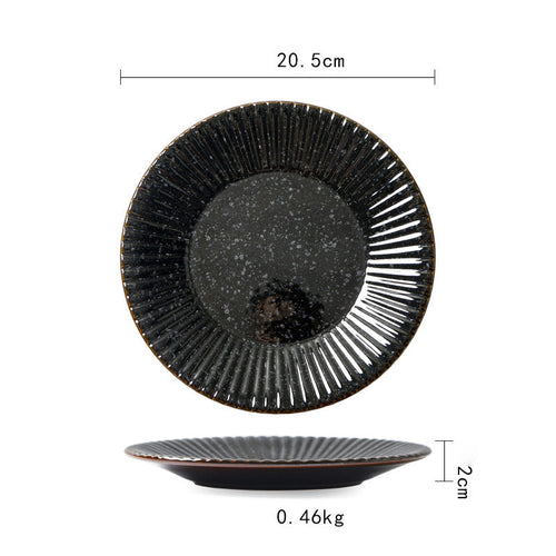 Vintage Japanese Style Ceramic Plates