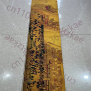 Xu Yang–Style “Five Star Joint Pearl – Sun & Moon” Chinese Long Scroll