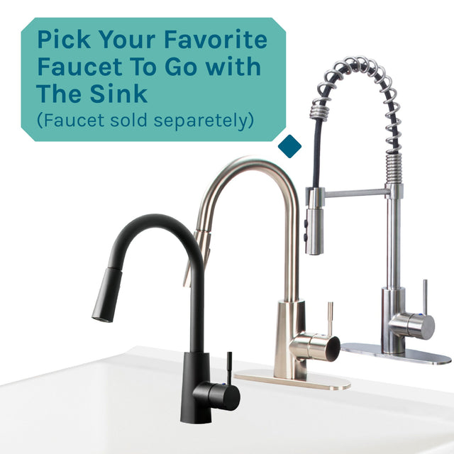Tehila Standard Freestanding Grey Utility Sink with Black Legs, Water Supply Lines Included