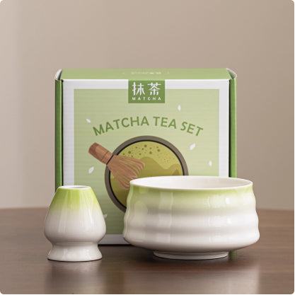 Ceramic Matcha Bowl Ceramic with Accessories