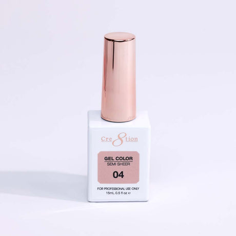 Cre8tion Gel Collection- Semi Sheer Gel Color 0.5 oz