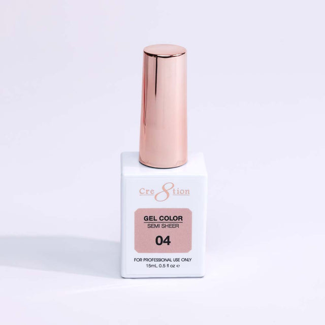 Cre8tion Gel Collection- Semi Sheer Gel Color 0.5 oz