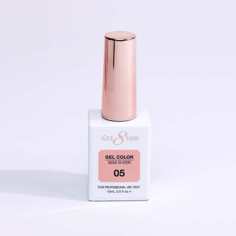 Cre8tion Gel Collection- Semi Sheer Gel Color 0.5 oz