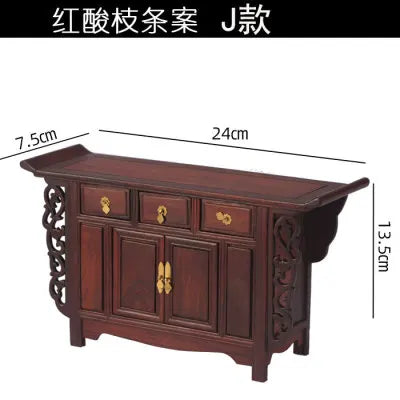 Redwood Chinese Altar Table – Display Stand for Buddha, Vases & Bonsai
