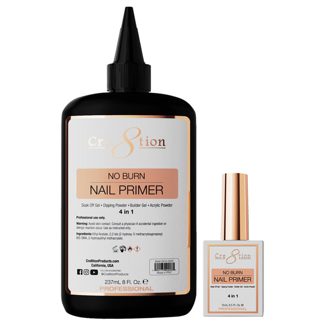 Cre8tion No Burn Nail Primer 4-in-1