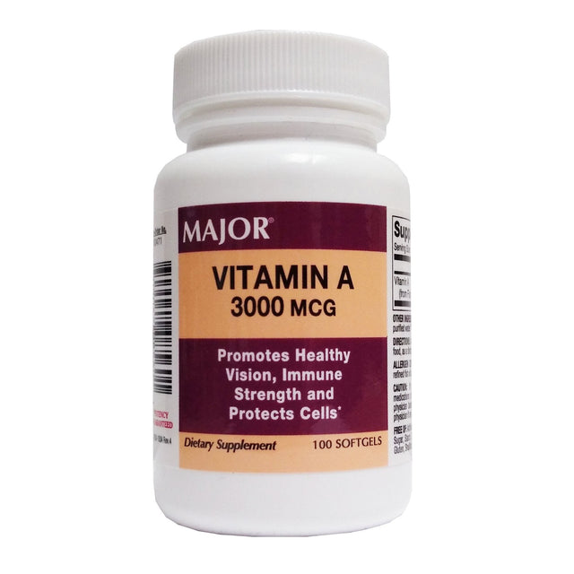 Major Vitamin A Dietary Supplement, 10000 IU