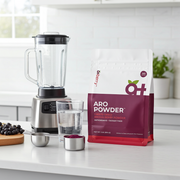 2 Pack AroPowder - Freeze Dried Aronia Berry (Chokeberry) Powder, The Ultimate Superfruit Powder