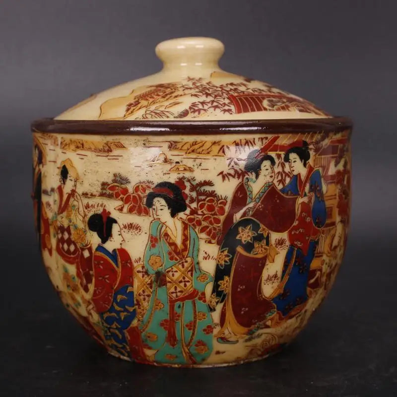 Qianlong Style Pink Tea Jar / Sugar Jar – Ceramic Asian Home Decor