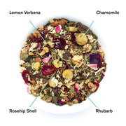 Days of Heaven - Rhubarb Verbena Chamomile Tea (Caffeine Free)