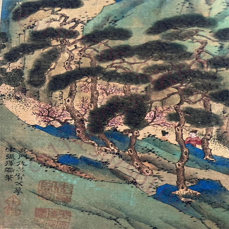 Qiu Ying “Along the River During Qingming” Scroll – Chinese Riverside Scene Painting