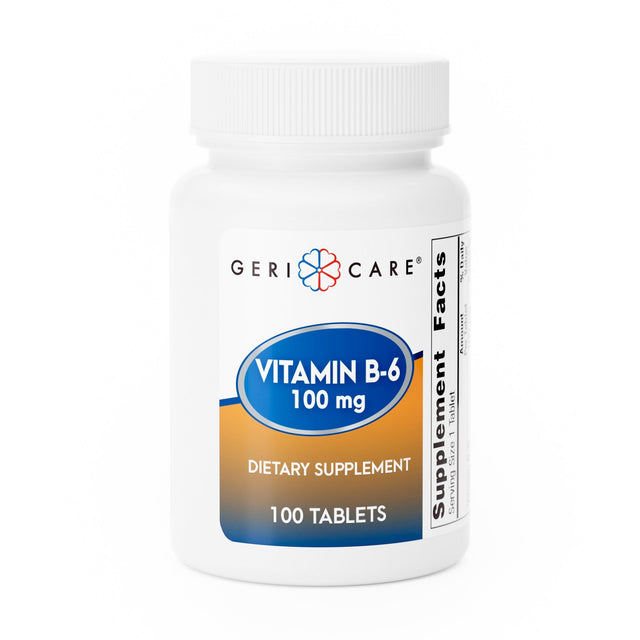 Geri-Care Vitamin B-6 Supplement, 100 mg