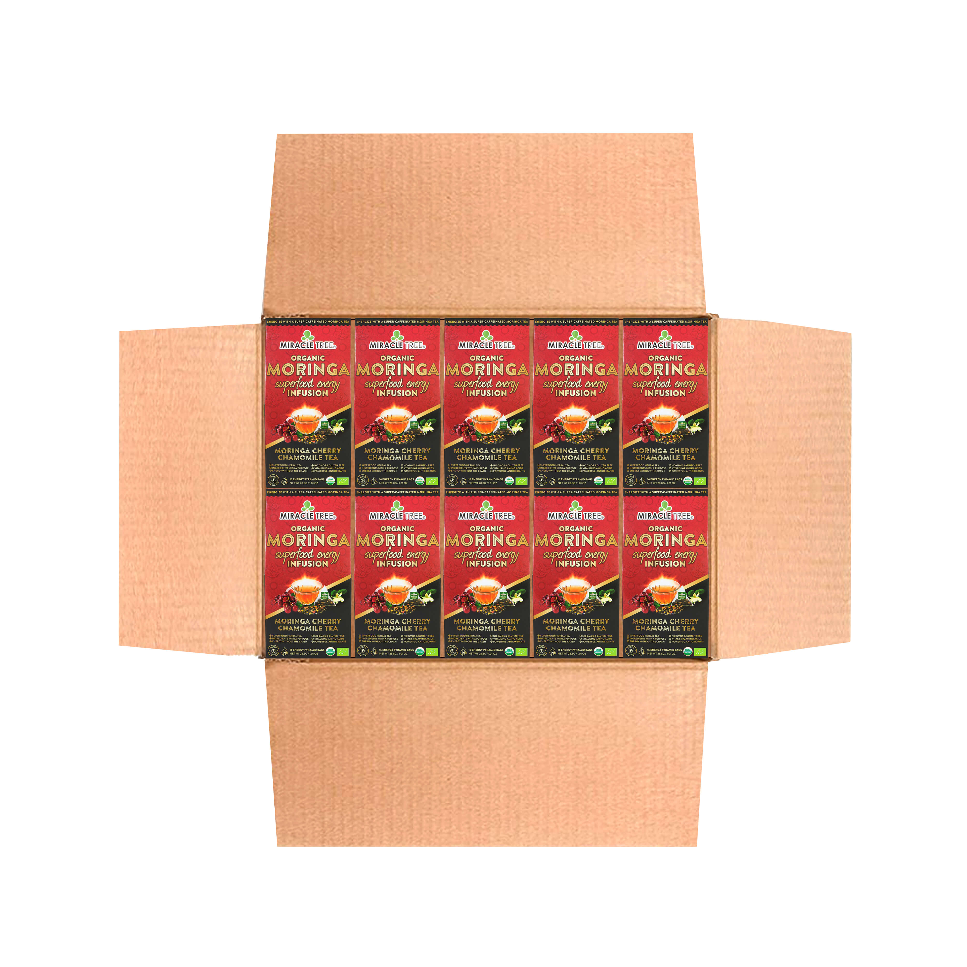 Moringa Energy Tea, Cherry Chamomile