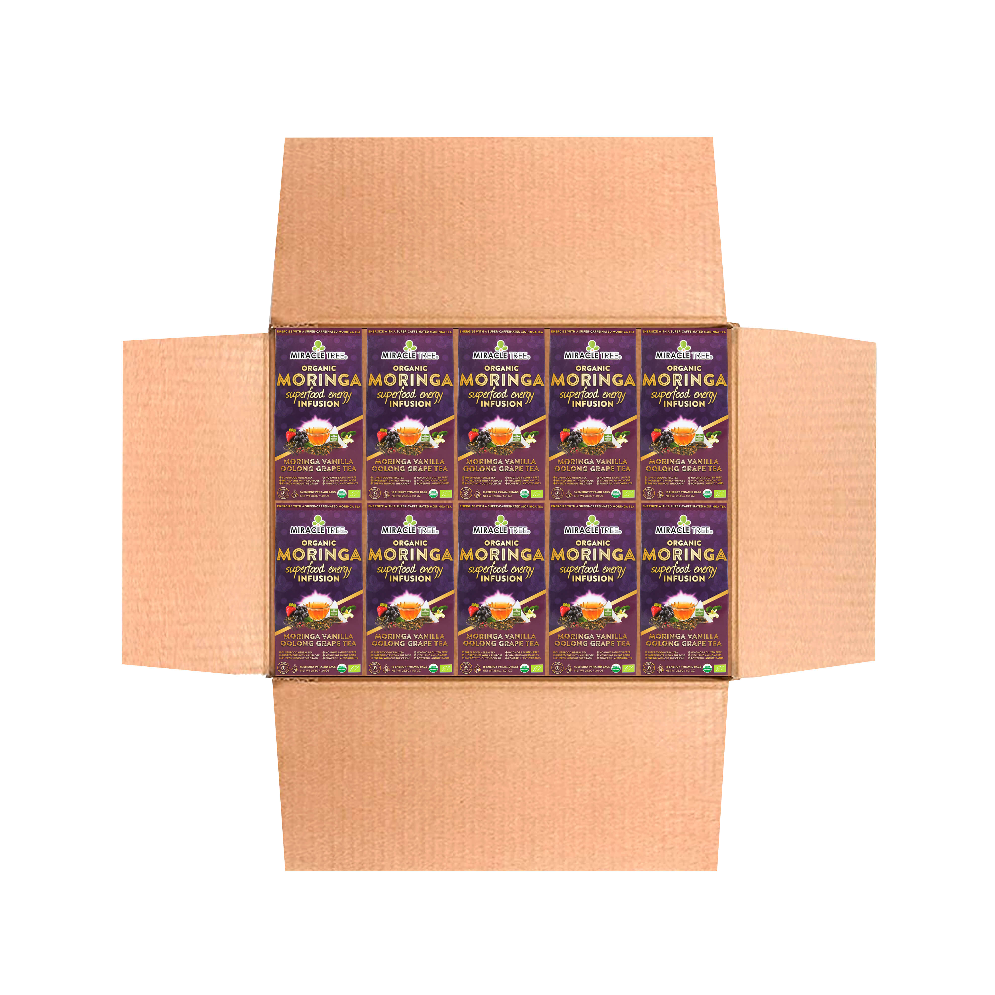 Moringa Energy Tea, Grape Vanilla