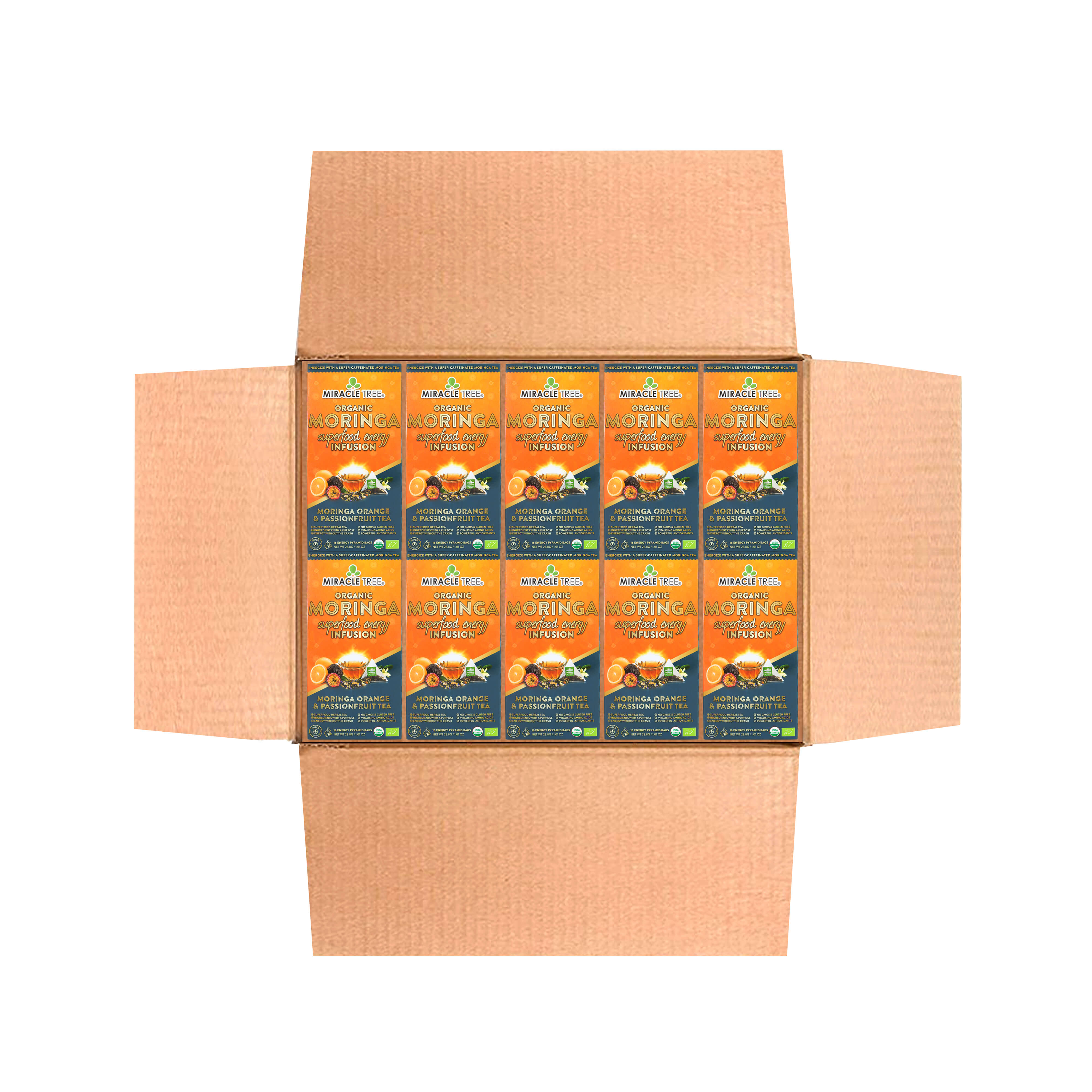 Moringa Energy Tea, Orange Passionfruit
