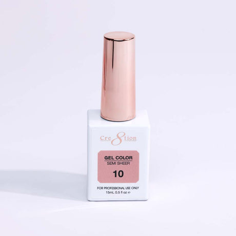 Cre8tion Gel Collection- Semi Sheer Gel Color 0.5 oz