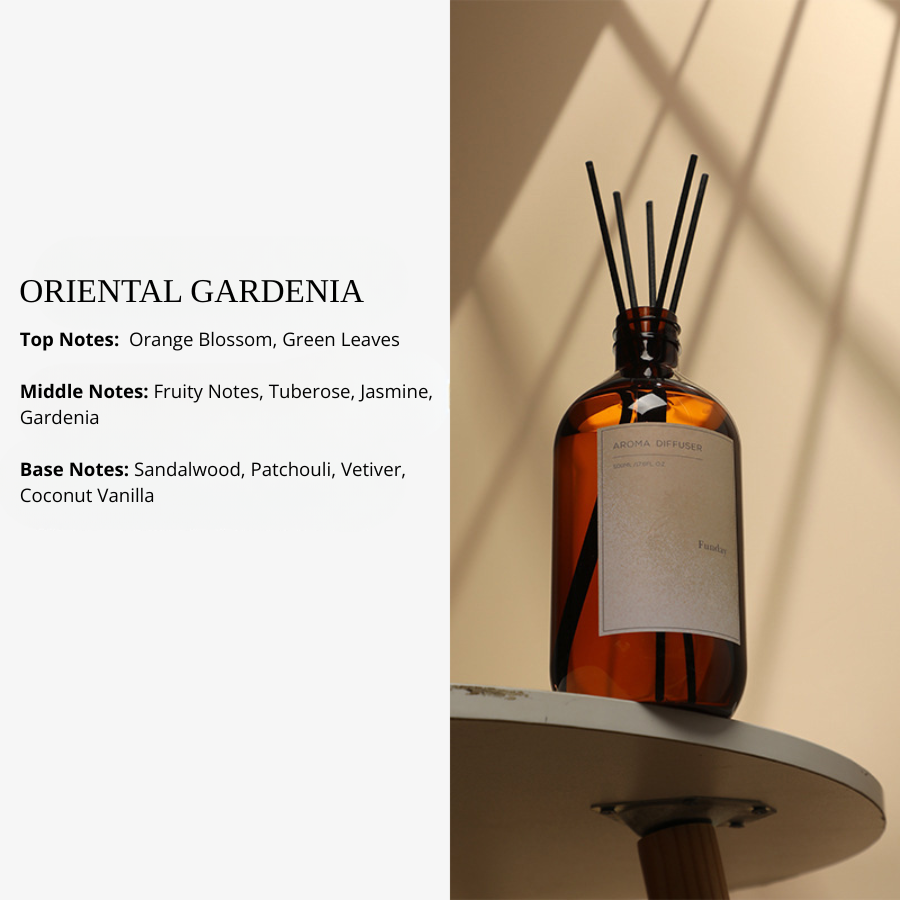 New Household Fragrance Refill Liquid 500ml Large Bottle, Indoor Flameless Fragrance Diffuser Refill with Rattan Sticks, Home Fragrance Ornaments and Aroma Diffuser Scents