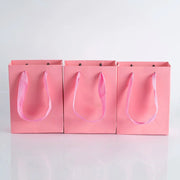 10pcs Gift Paper Bags with Ribbon Rope Kraft