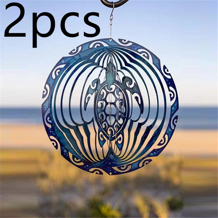 Zen 3D Ocean Blue Wind Chimes