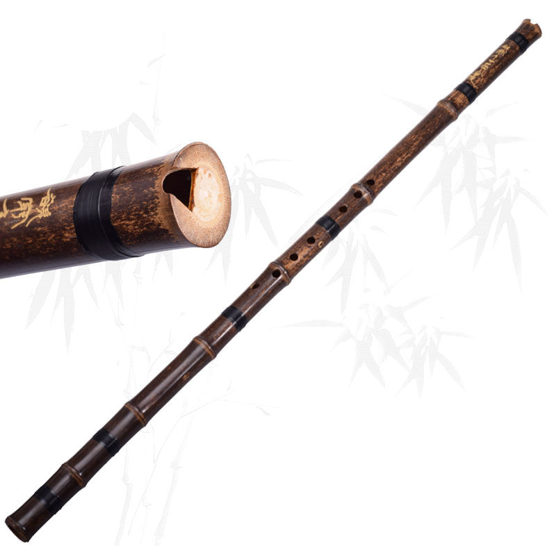 Zizhu Xiaoshu Purple Bamboo 8 Hole G, F Flute for Beginners