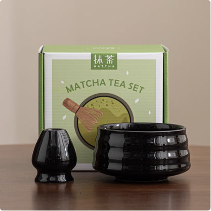Ceramic Matcha Bowl Ceramic with Accessories