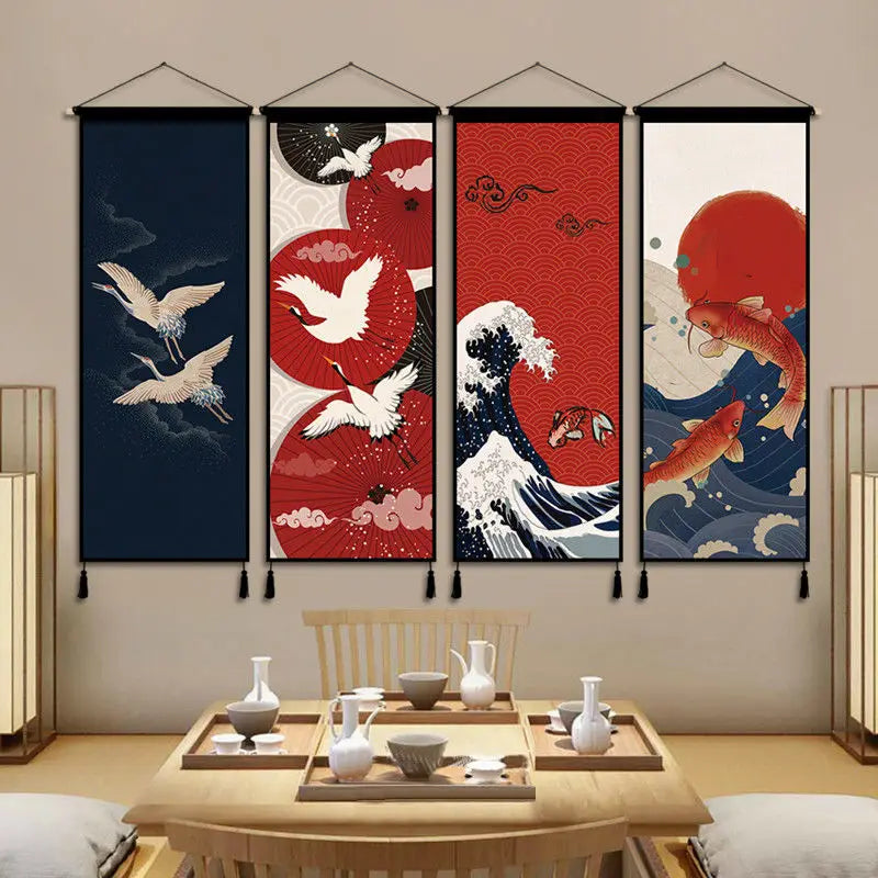 Japanese Ukiyo-e Wall Art – Canvas & Scroll Hanging Prints