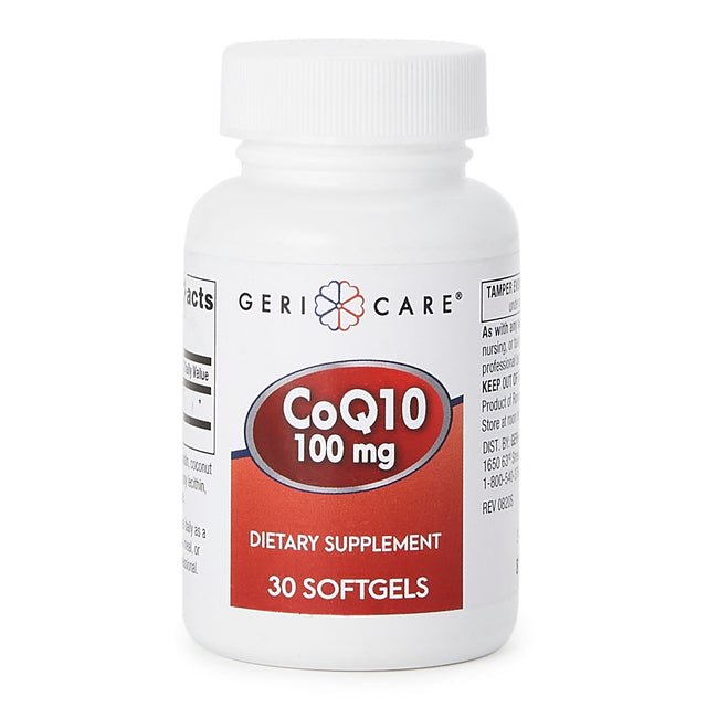 Geri-Care Coenzyme Q-10 (CoQ10) Dietary Supplement, 100 mg