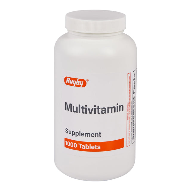 Rugby Multivitamin Dietary Supplement, 1000 tablets