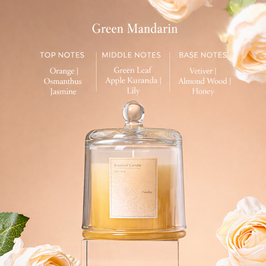 Golden Bell Cover Scented Candle Sophisticated Wedding, Birthday & Mid-Autumn Festival Gift, Made with Soy Wax, Creative Home Decoration Candle with Refined Fragrance for Everyday Ambience
