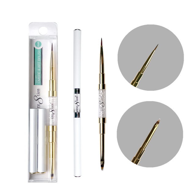 Duo Paint and Ombre Nail Art Brush
