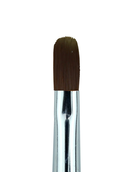 Synthetic Gel Brush - Oval - Dark Brown Hair