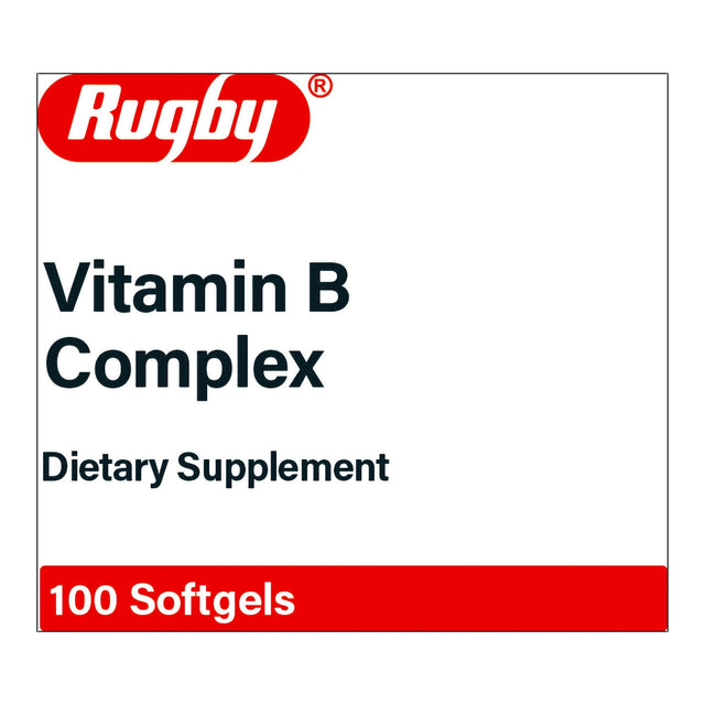 Rugby B-Complex Dietary Supplement, 100 soft gels