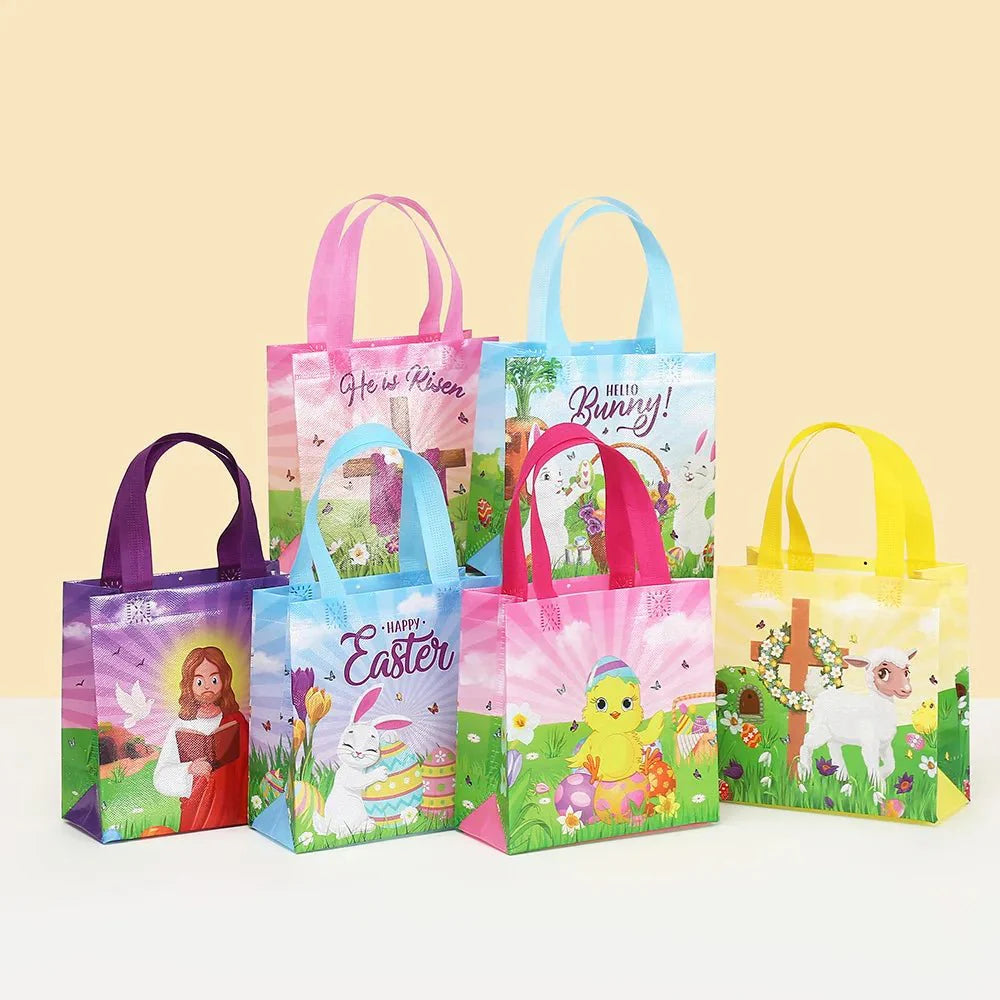 12/30pcs Reusable Non Woven Easter Party