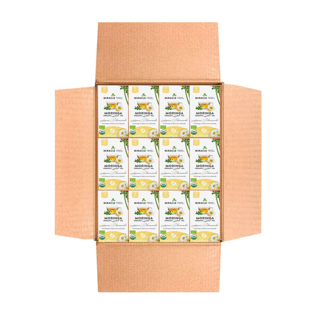 Organic Moringa Tea, Lemon & Chamomile