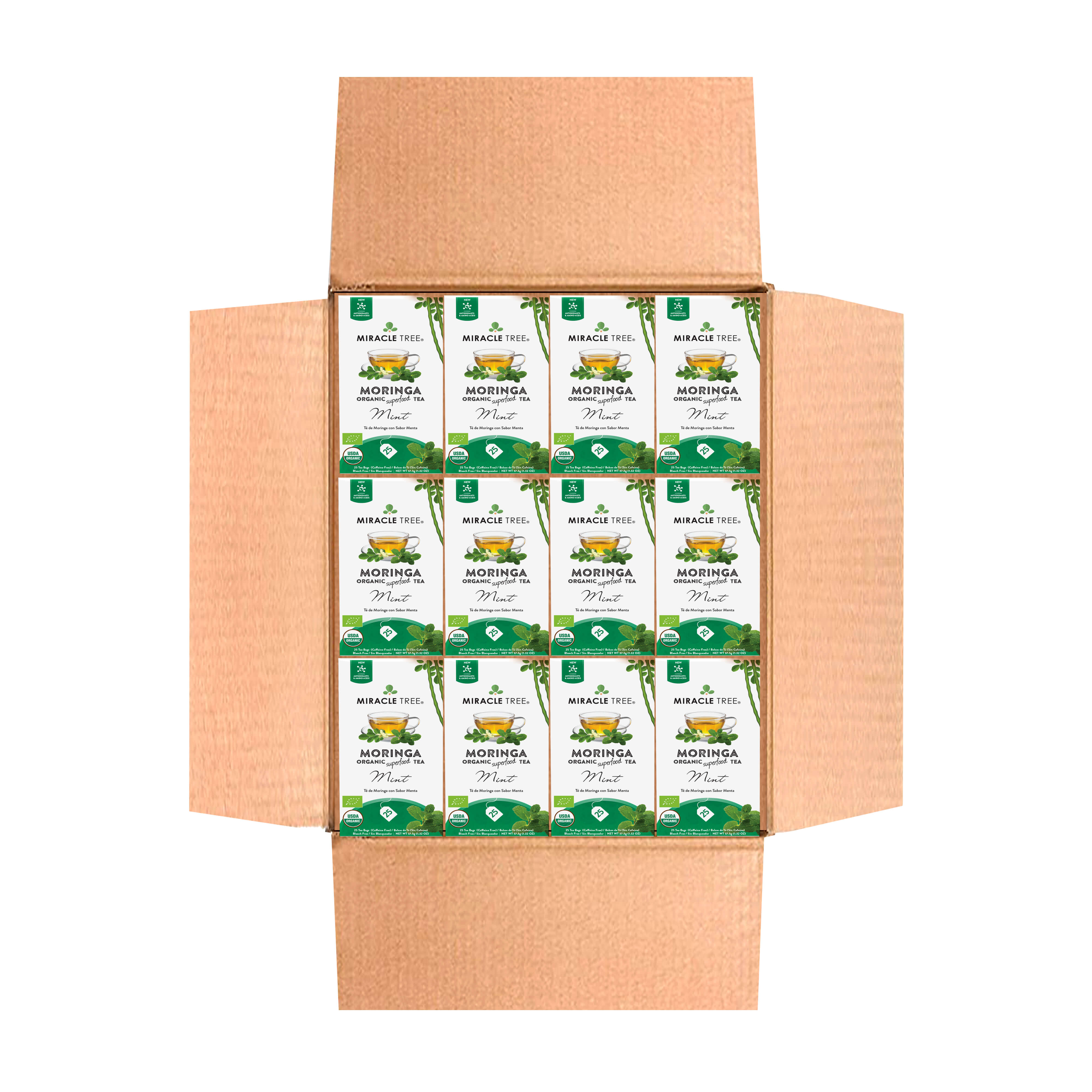 Organic Moringa Tea, Mint