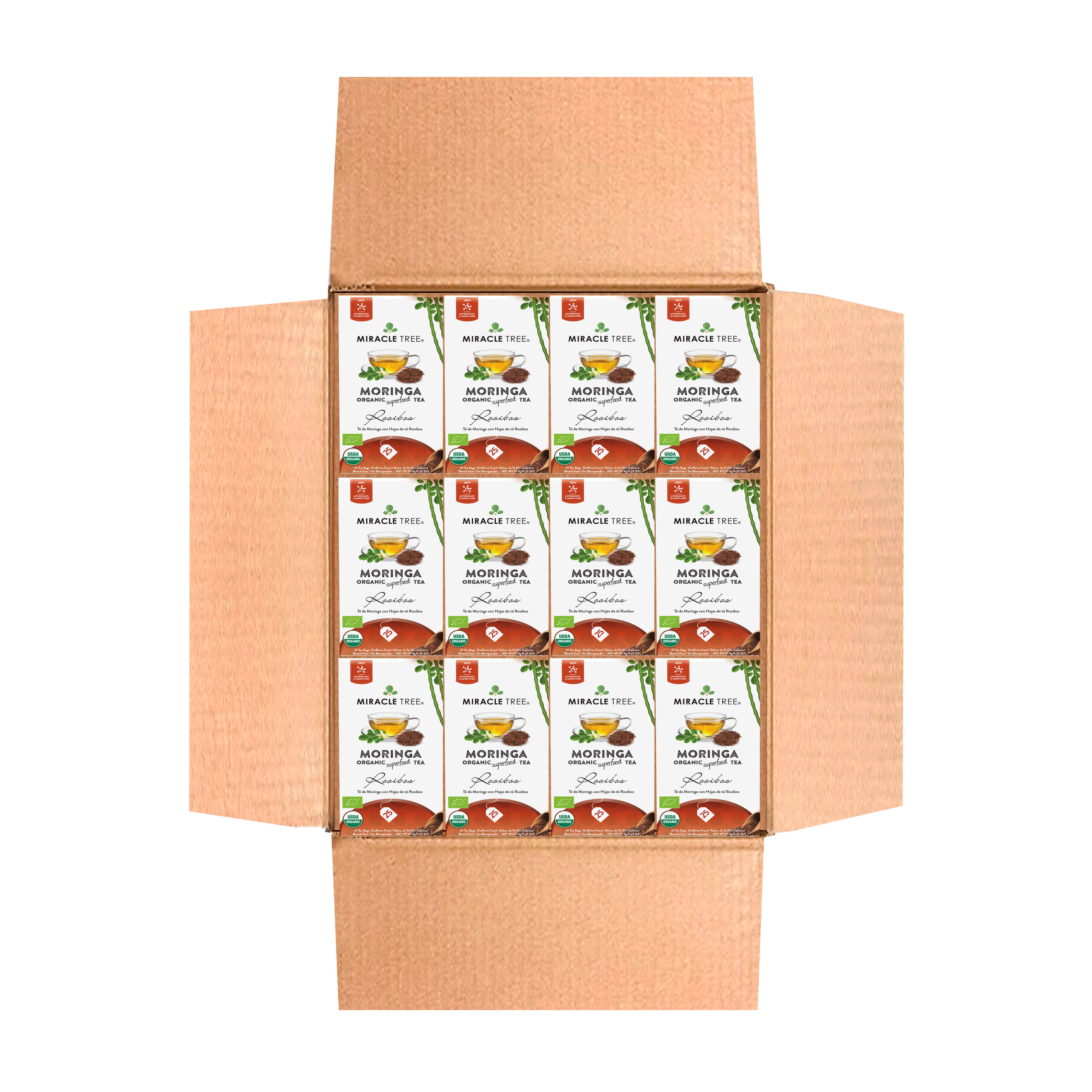 Organic Moringa Tea, Rooibos
