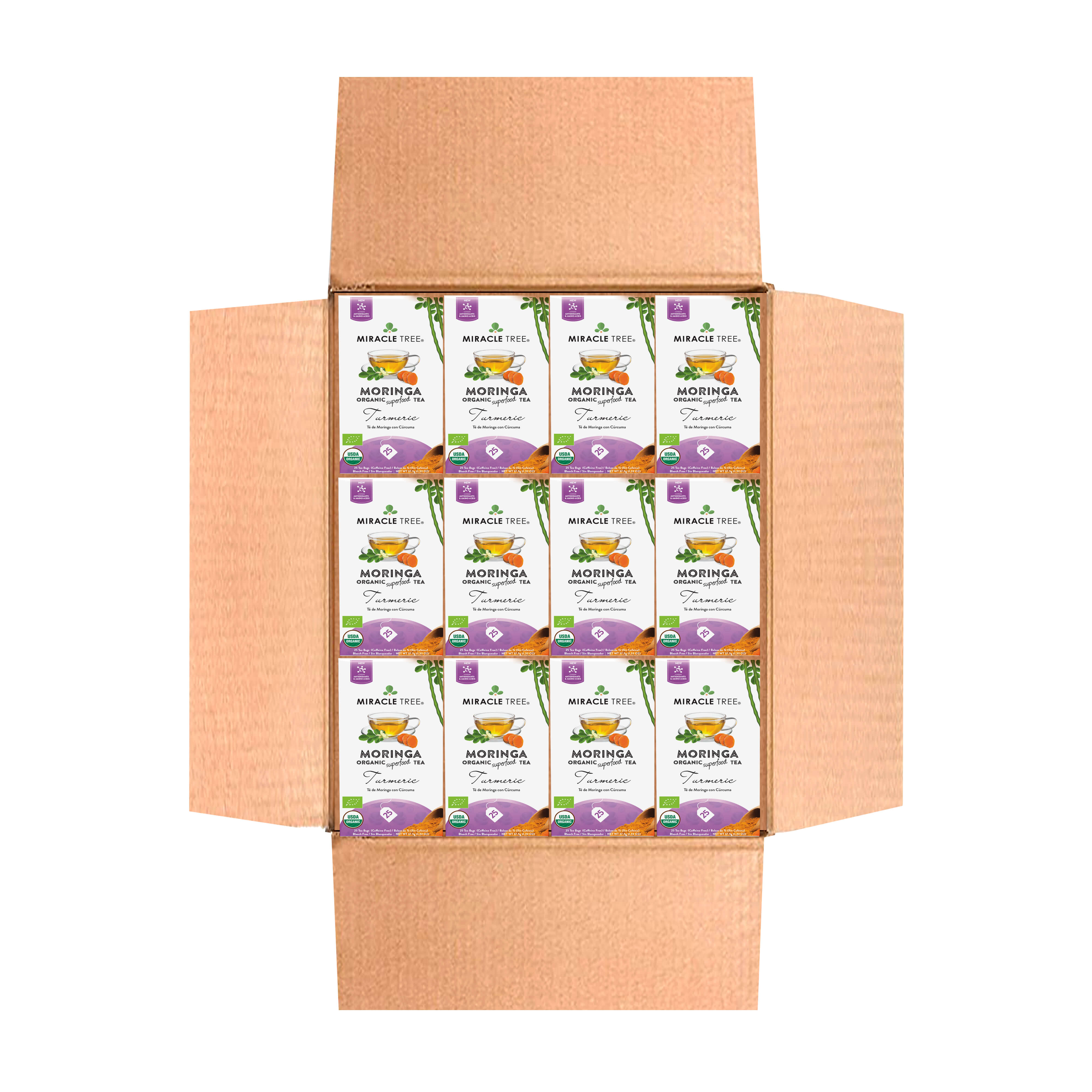Organic Moringa Tea, Turmeric
