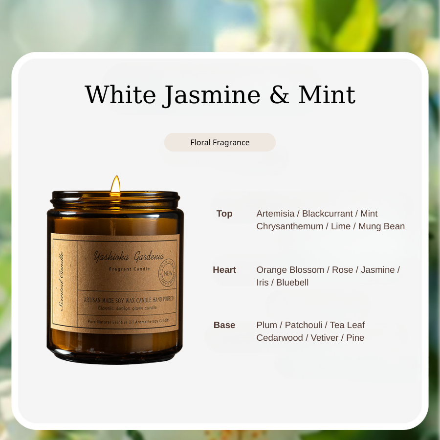 Cream / Palm Candle Fragrance Essential-Oil-Inspired Scented Candle, Low-Smoke Soy Wax Blend, High-End Aromatic Souvenir Candle for Home Décor, Gifting & Everyday Ambience