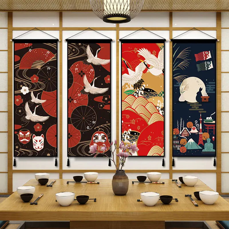 Japanese Ukiyo-e Wall Art – Canvas & Scroll Hanging Prints