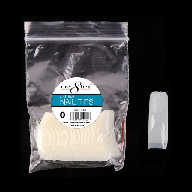 Nail False Tip Bag Natural 5,000pcs