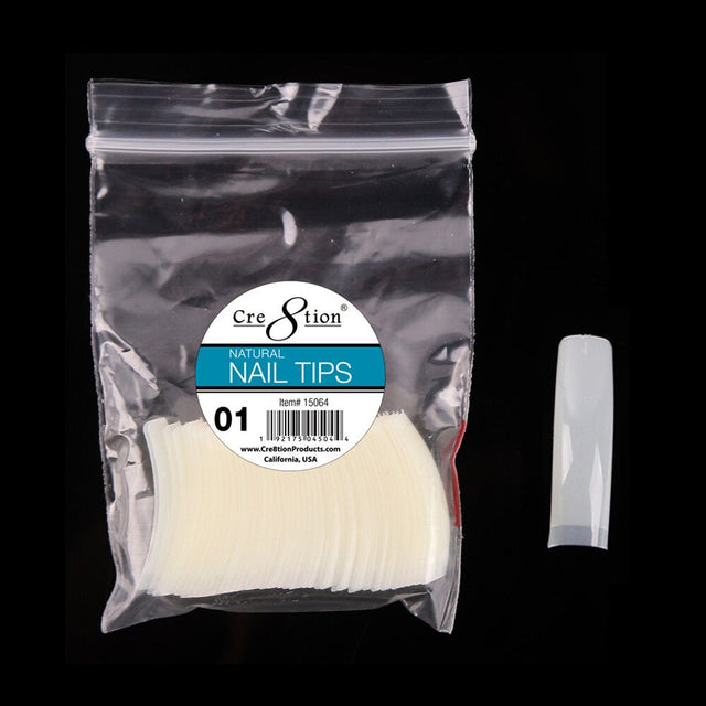 Nail False Tip Bag Natural 5,000pcs